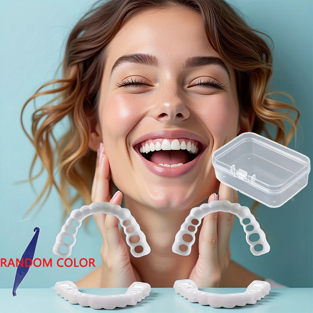 

New Daily Makeup Matching Teeth Veneers Instant Smile Whitening Cover, Elevate overall charm H2931