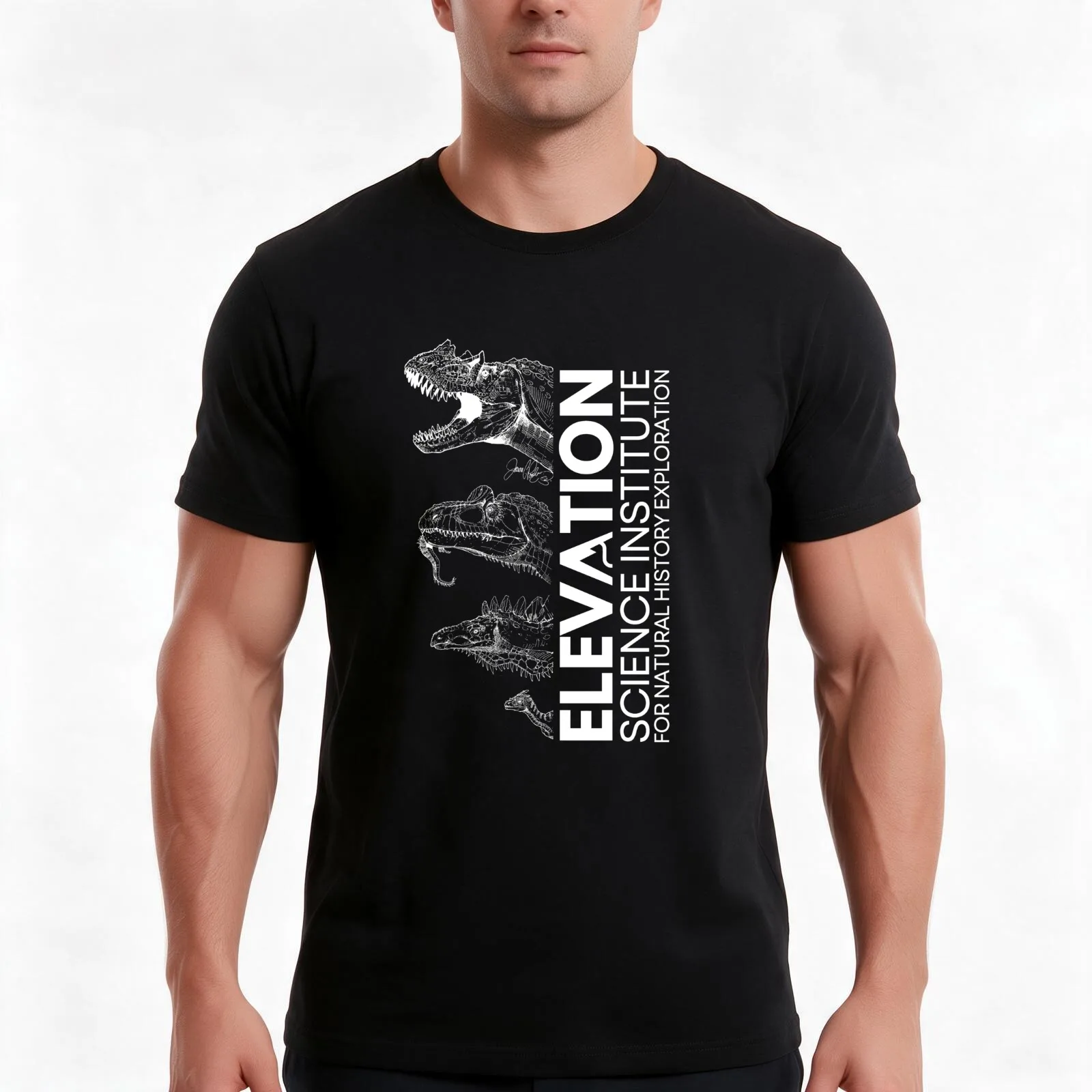 Elevation Dino Team to the Rescue! T-Shirt, Summer Casual Cotton Tee, Oversized Streetwear Tops, Vintage Graphic Print
