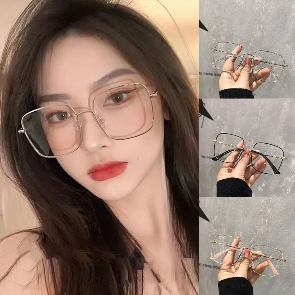 Blue Ray Blocking Anti-Blue Light Glasses Photosensitive Discoloration Ultralight Computer Goggles Metal Eye Protection