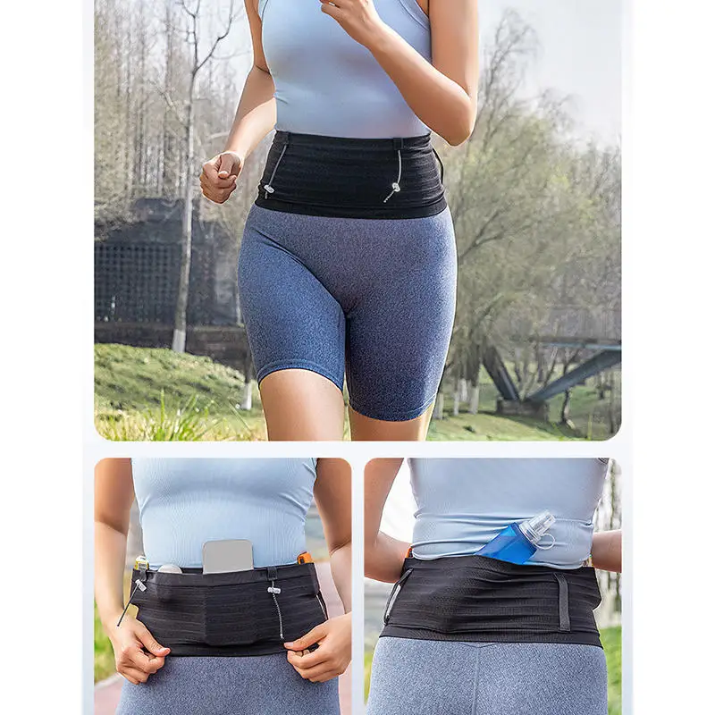 

Sports Waist Bag Outdoor Morning Run Multifunctional Invisible Breathable Marathon Belt men/women Running Fitness Phone Bag