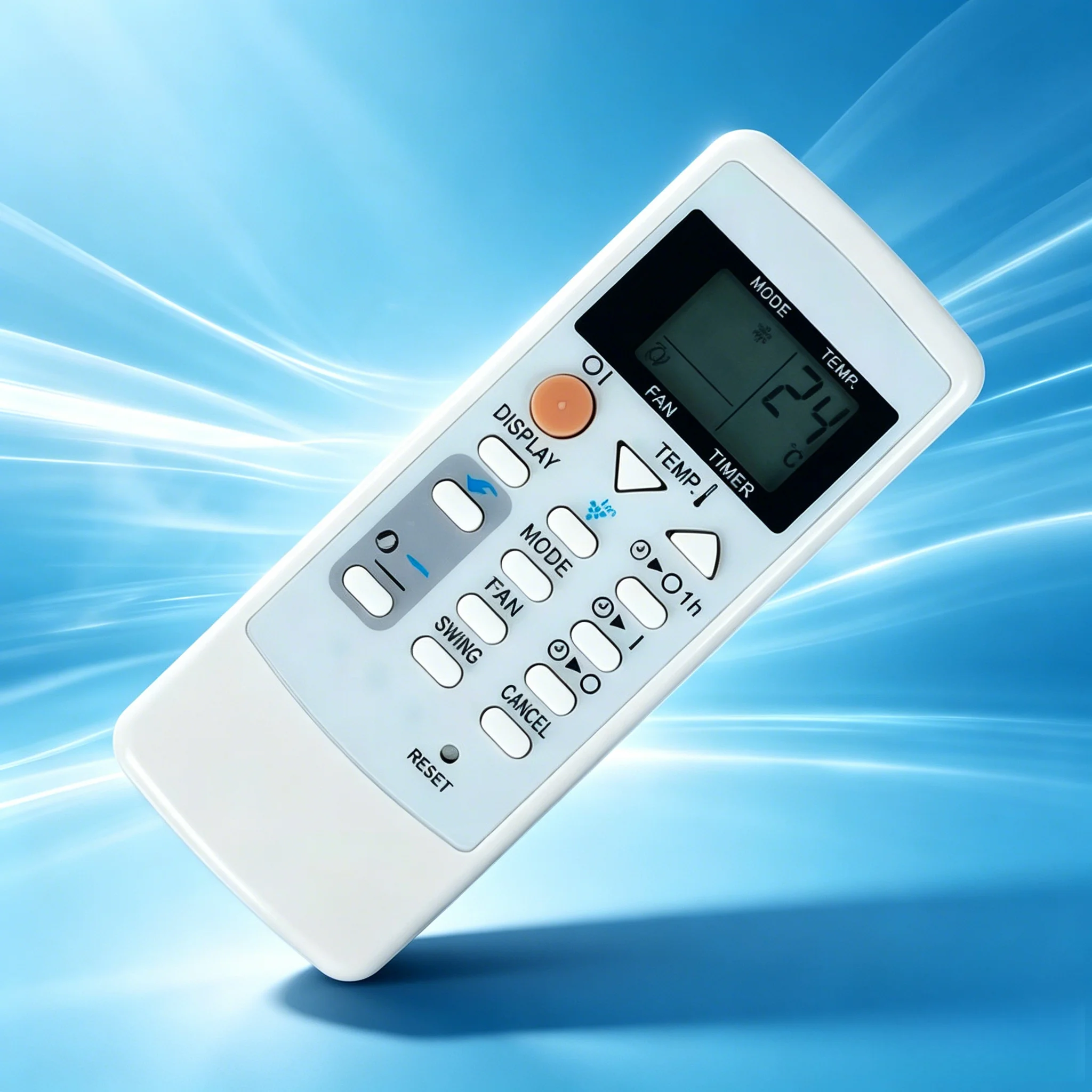 Household AC Spare Remote, CRMC-A751JBEZ smooth pairing, economical option for home daily operation