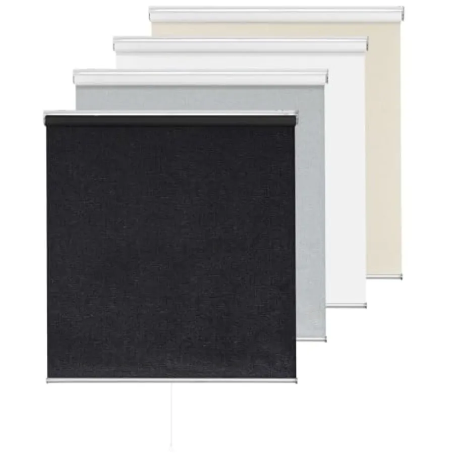 

Cordless out Roller Shade with Spring System Room Darkening UV Protection Jacquard Fabric out Blinds for Indoor Window Shades P