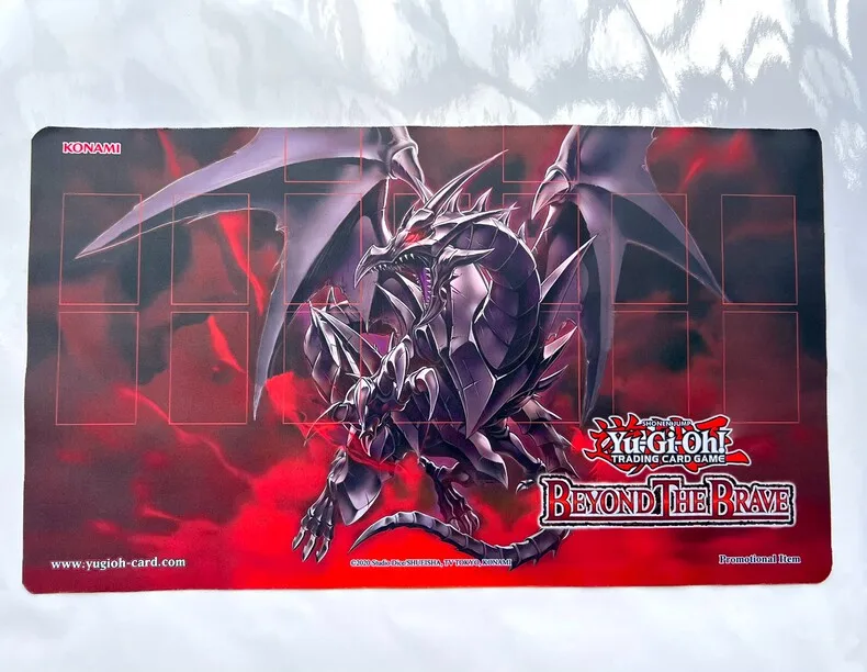 Yugioh Red-Eyes Black Dragon Exceed Play Mat Yu-Gi-Oh! TCG OCG Trading Card Games Mat Duel Plate Rubber Card Mat Mouse Pad