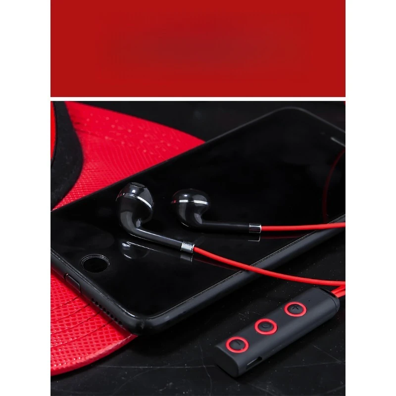 For BT313 Earbuds Sports Neck-hanging Earphones Magnetic Stereo Wireless view 5