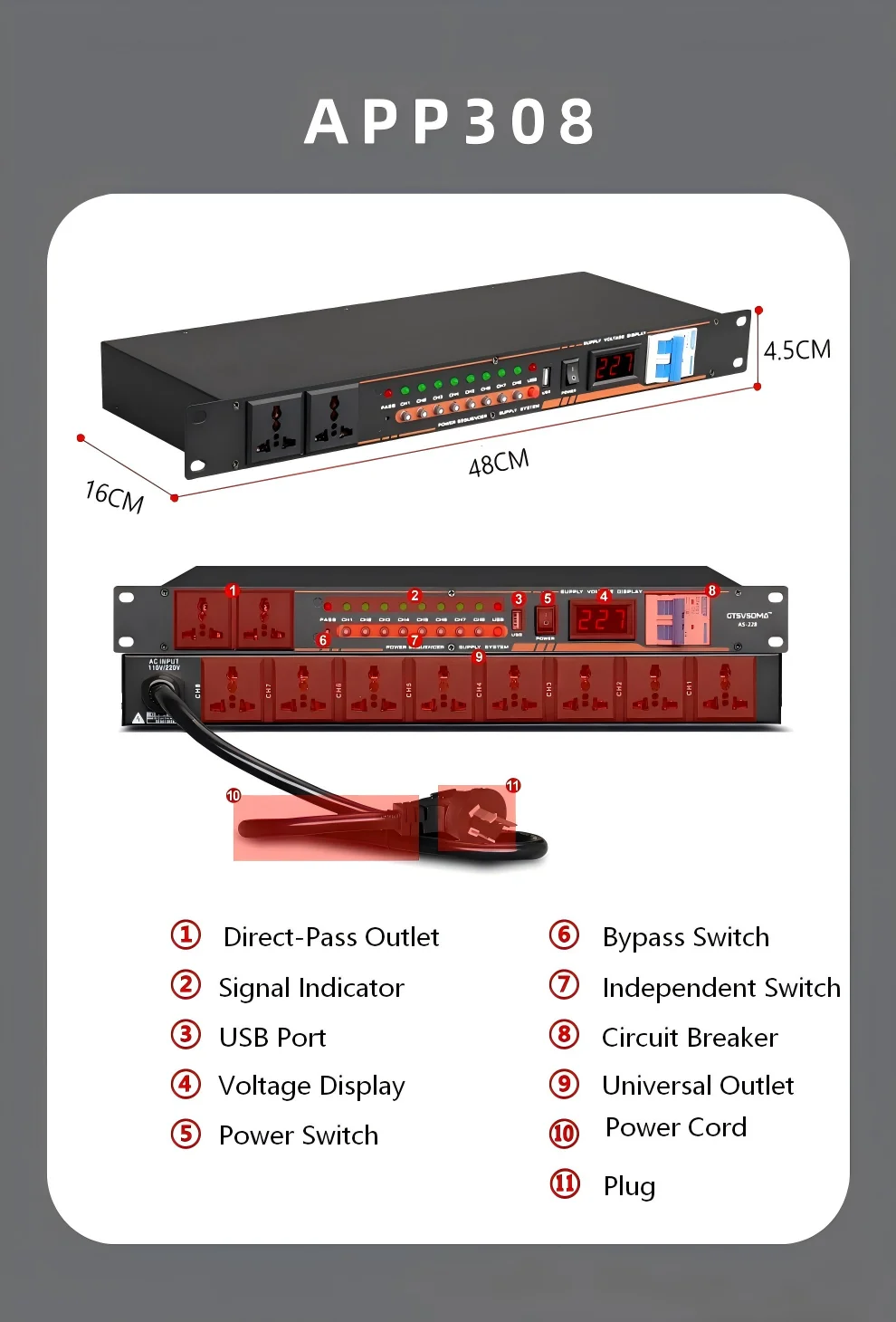 Variant: APP308 EU Plug
