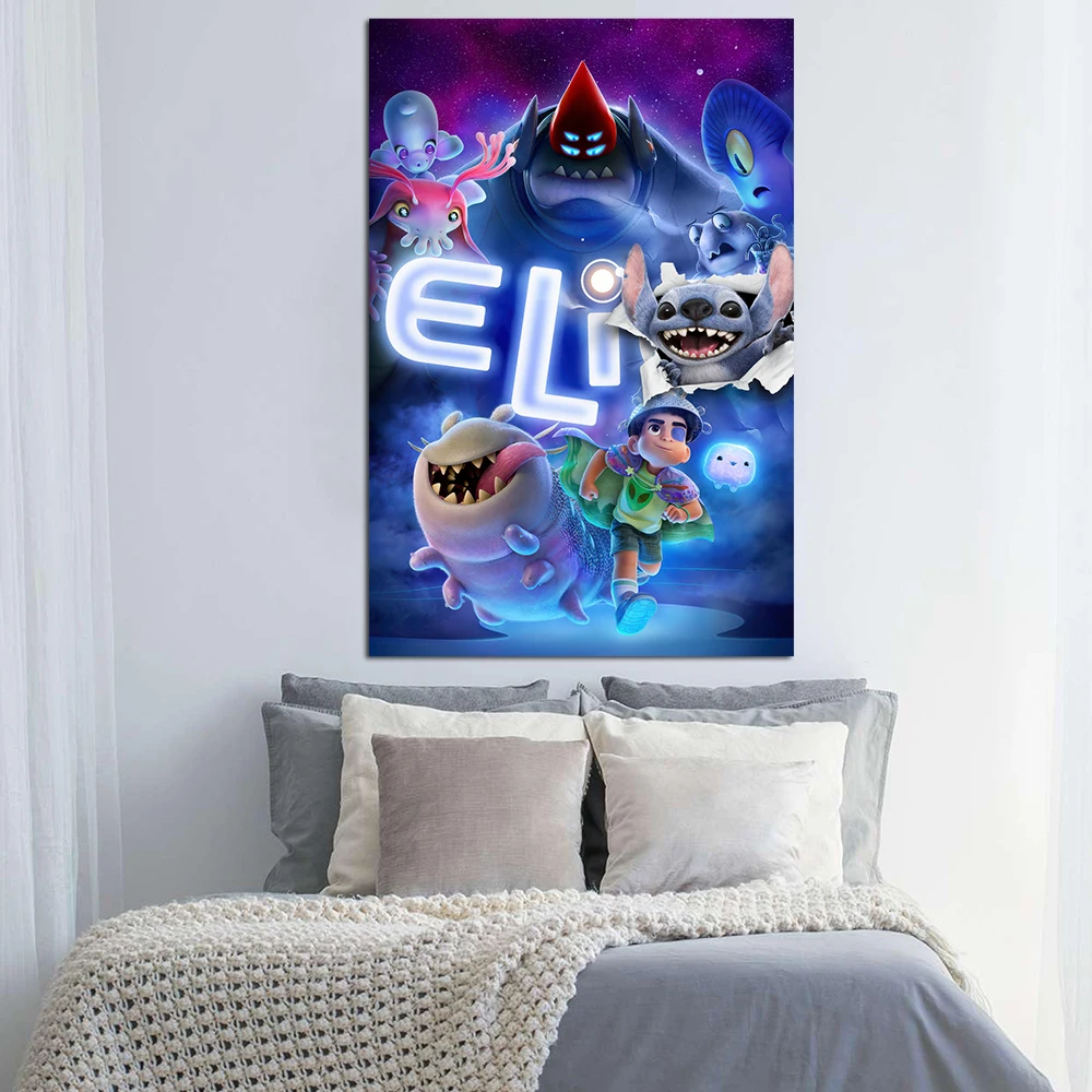 

Elio Movie Art Poster, Modern Trend Wall Art, Cartoon Film Stitch Picture, Living Room Bedroom Kids Home Decor, Canvas Print