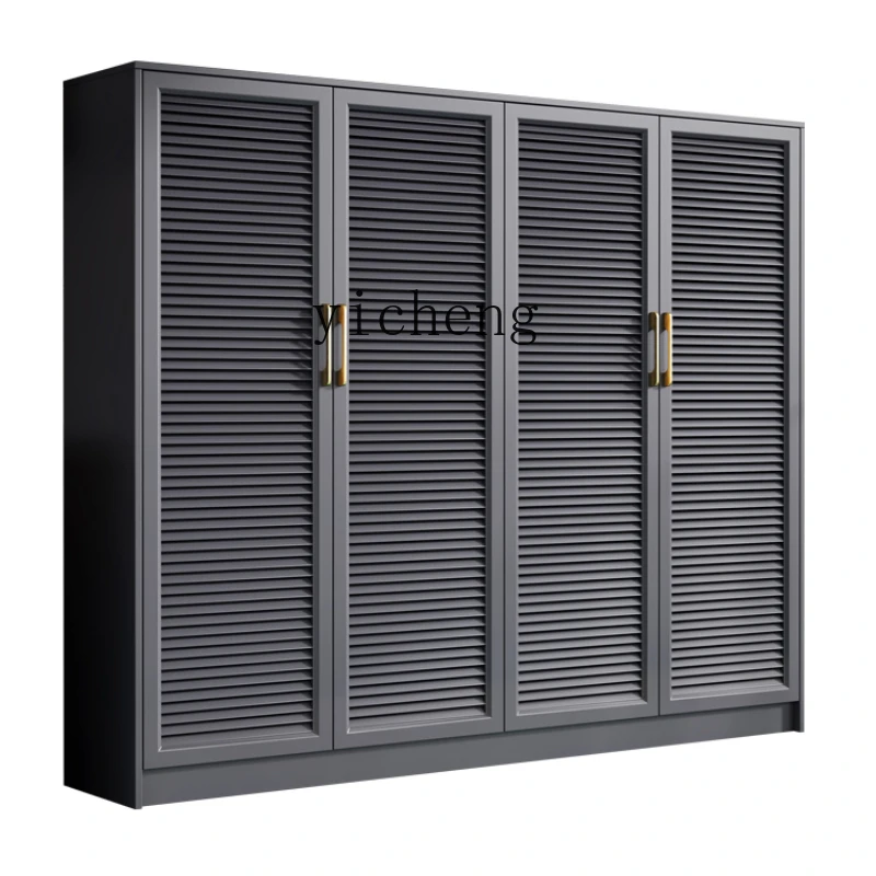 Zk Aluminum Alloy Locker Home Doorway Shoe Cabinet Large Capacity Waterproof and Sun Protection Storage Cabinet