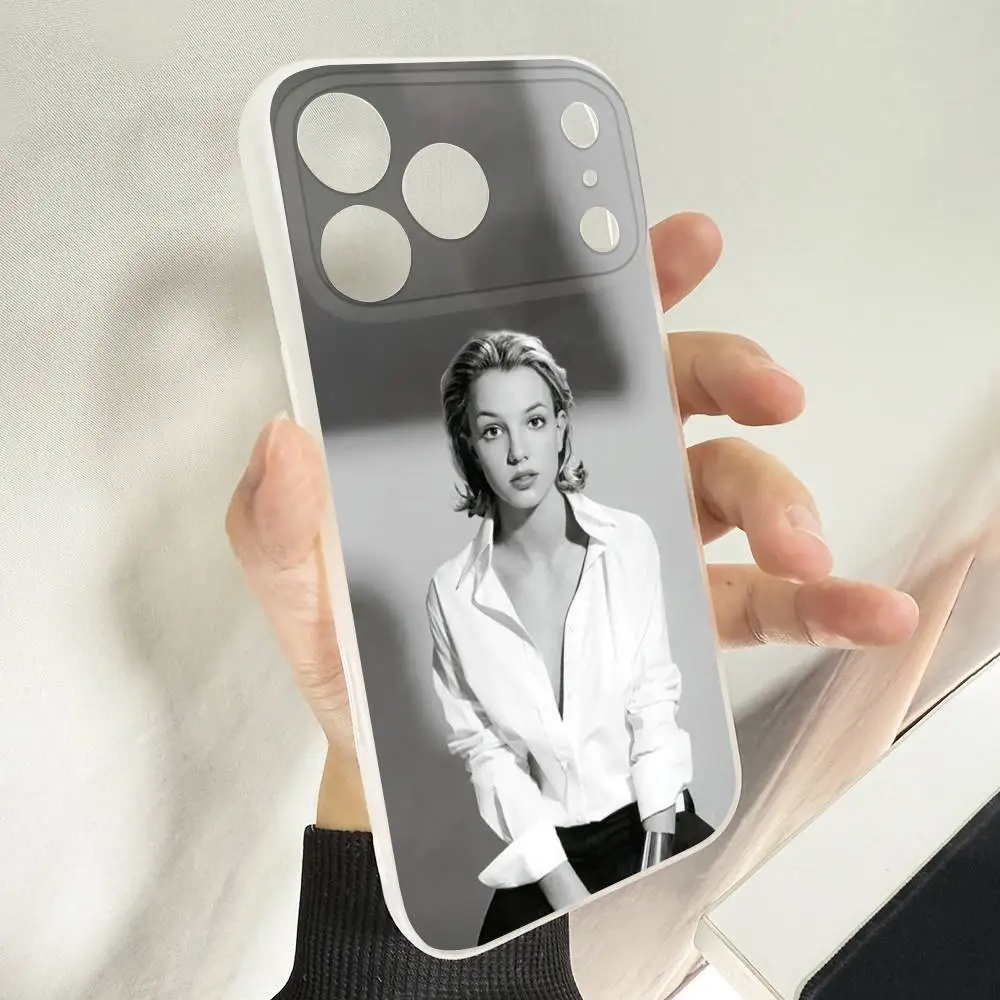 Funda de teléfono Singer Britney S-Spears para iPhone 14,16,15,11,13,17,12,Air,Mini,Plus,E,Pro,Max, funda esmerilada Magsafe magnética