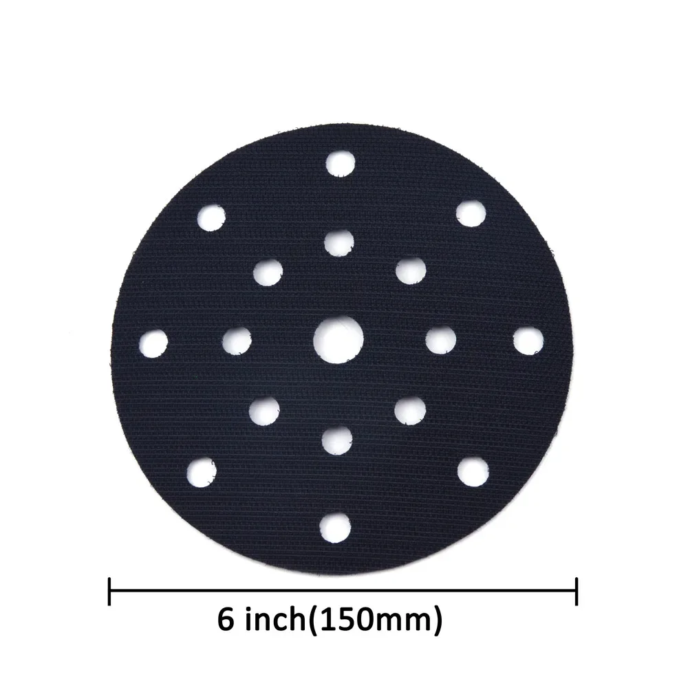 

2pcs Hook and Loop Ultra-thin Surface Protection Disc 6 inch 17 holes 150mm Interface pad for Polishing and Grinding