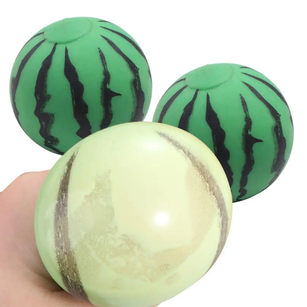 Sensory Toys Watermelon Squeeze Ball Fidget Artificial Fruit Watermelon Toy Trick Reliever Mini Watermelon Children Toys