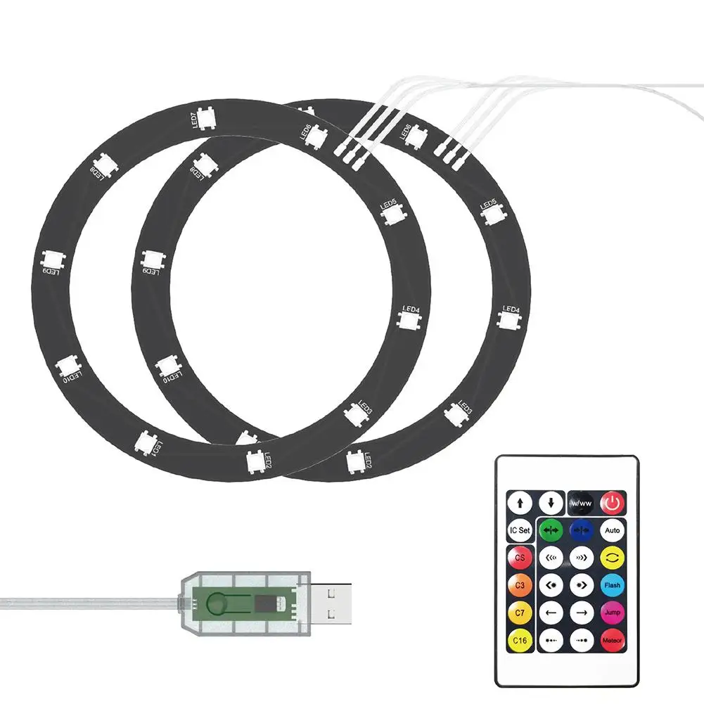 LED RGB Strip Ambient Light Bar for PS5slim Game Console DIY Accessories