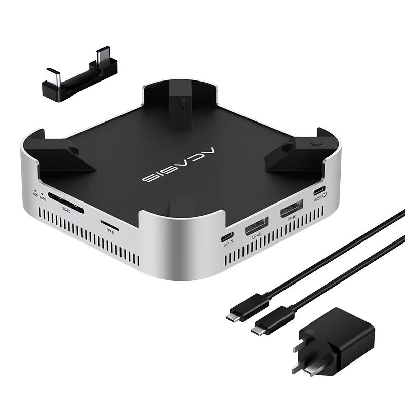 Acasis Mac Miniドッキングステーション USB-C 40Gbps - DP 4K/144HZ