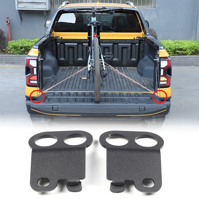 

For Ford Ranger 2023-2025 Truck Tailgate Trunk Luggage Anchor Pickup Bed Side Tie Down Cleat Hook Fastner Clip Car Tools parts