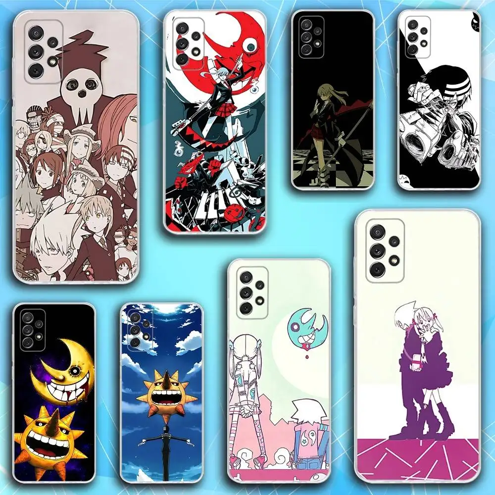 

S-Soul Comics E-EaterS Phone Case For Samsung S30,23,21,22,20, FE lite,S10,9,8,7 PIus Note20ultra Soft Transparent