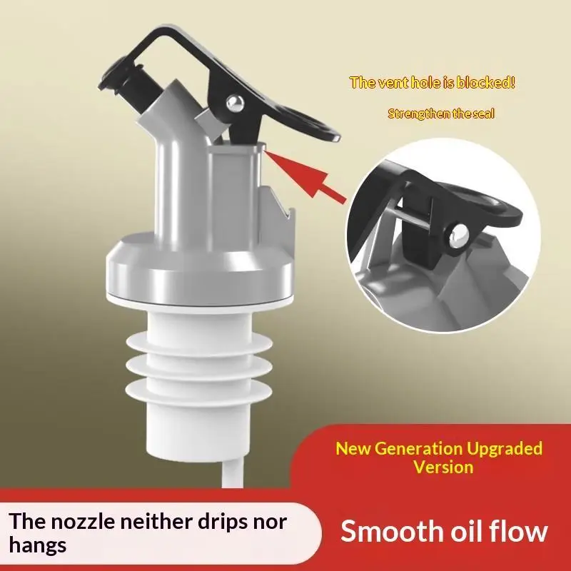 1 Pcs Plastic Oil Pour Spouts Leak Proof Precise Oil Control Perfect For Home Kitchen Cooking Use