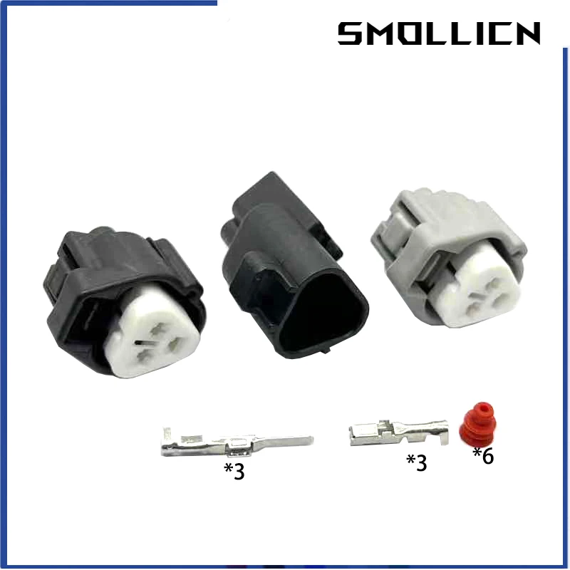 1 Set 3 Pin (2.2) 6188-0099 6189-0179 Male Female Waterproof Auto Connector Lgnition Coil Plug For Toyota Camry Corolla Honda