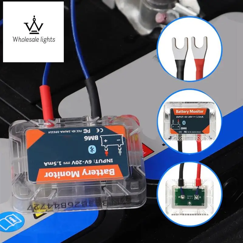 

BM6 12 В автомобильный аккумулятор монитор Bluetooth автомобильный аккумулятор тестер инструменты мониторинга