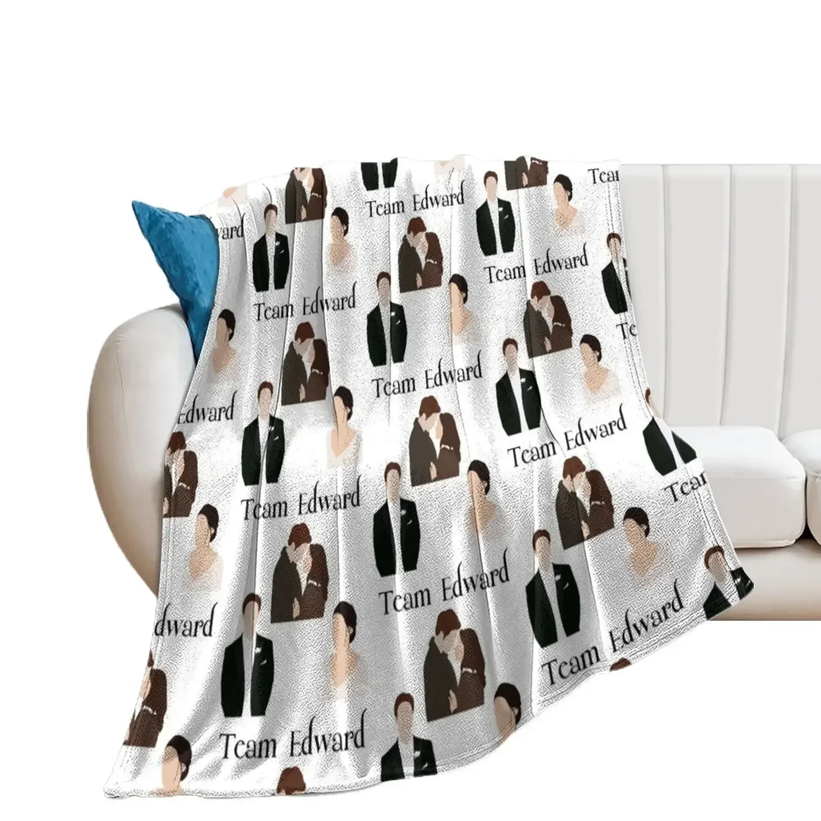 Team Edward stickers pack twilight Throw Blanket Furrys Kid'S Blankets