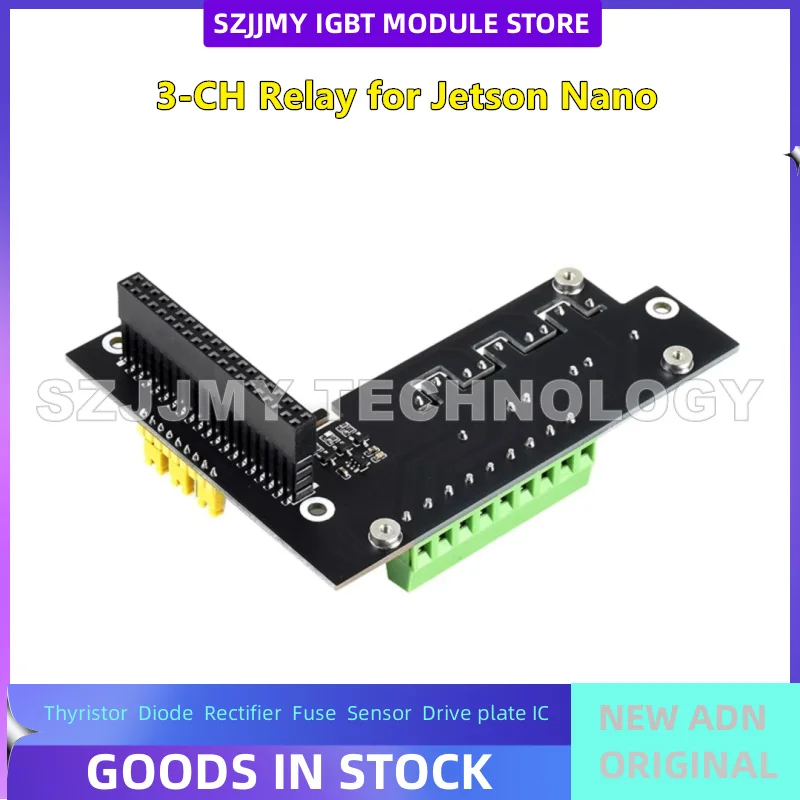 

Плата расширения реле Jetson Nano Nvidia, 3-стороннее релейное управление с изоляцией оптопары, НОВЫЙ ОРИГИНАЛ НА СКЛАДЕ