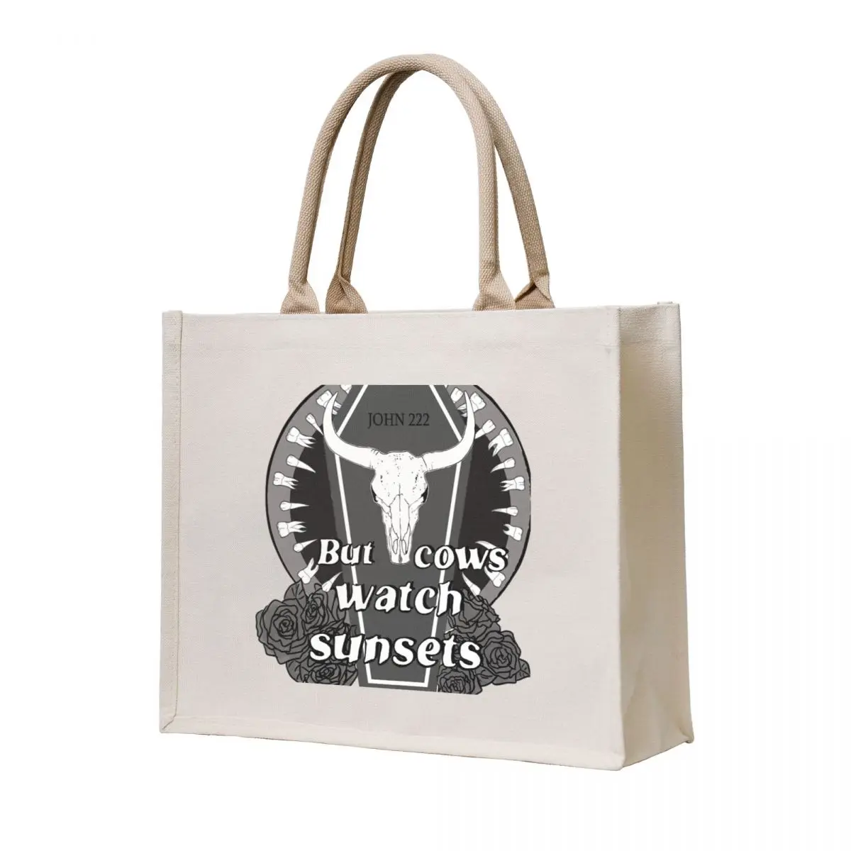 

Nona the Ninth Cow Quote Tote Bag reusable shopping bags shopper bags for women tote bags aesthetic Handbags