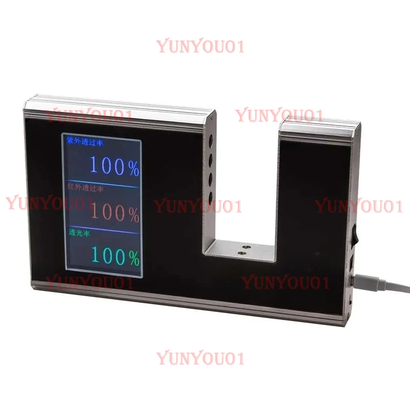 Spectrum Transmission Meter,Solar IR UV Visible Light Transmission Meter for Glass,Film,Window Glass