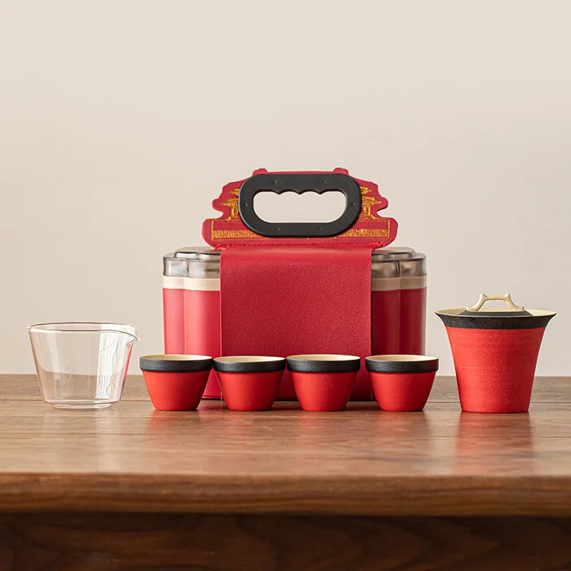 City Cultural Creative Kung Fu Tea Set Is A Perfect Gift For Elders Retirees Friends Housewarmings Birthdays
