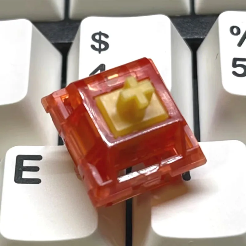 Conjunto de Switches MZ Y2 Studio com Som Suave, Switches Lineares com Haste U5, 32/40/48/53g, Atuação de 2.2mm para Teclado Mecânico Personalizado