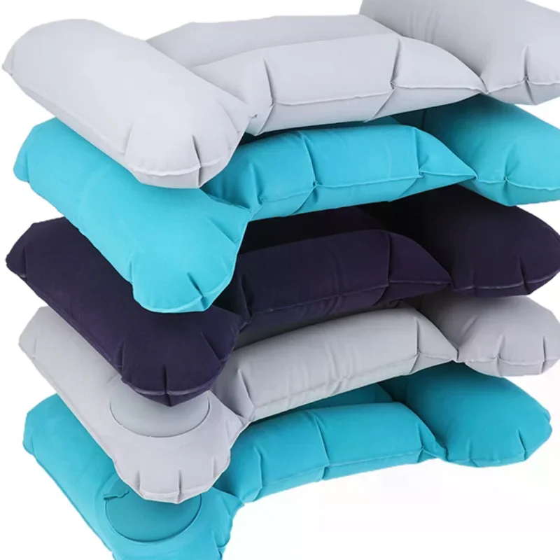 Aufblasbares Reise-Still-Taillenkissen, aufblasbares Lendenwirbel-Körper-Rückenstützkissen für Flugzeug, lange Flugreise, Reise-Flugzeug