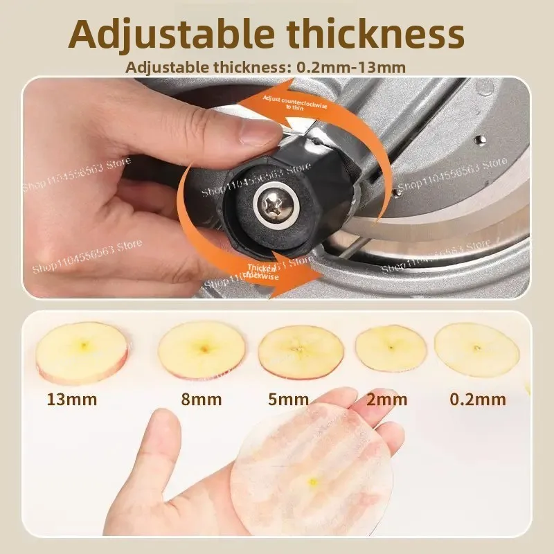 

Potato slicer Commercial manual slicing lemon cutting artifact Multifunctional fruit and vegetable milk tea shop fruit slicer