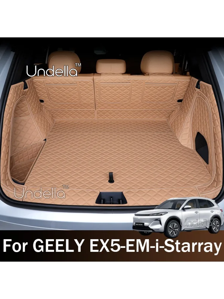 Dla Geely EX5‑EM‑i Starray EM‑i 2026 2027 Skórzana Wodoodporna Mata Bagażnika Wykładzina Bagażnika Pokrowiec Ochronny Akcesoria Samochodowe — 2