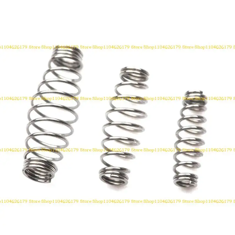 

A1A2 100Pcs Fishhooks Spring Fishing Twist-Locked Fishing Hook Stainless Steel Spring Fishing Tackle Fishing Lock Accessories