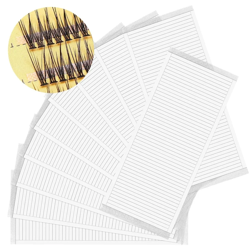 250Pcs Extension Tape Double Sided Adhesive Extension Tapes for Volume Eyelash Extensions Tools Fan Lashes Storage Tape