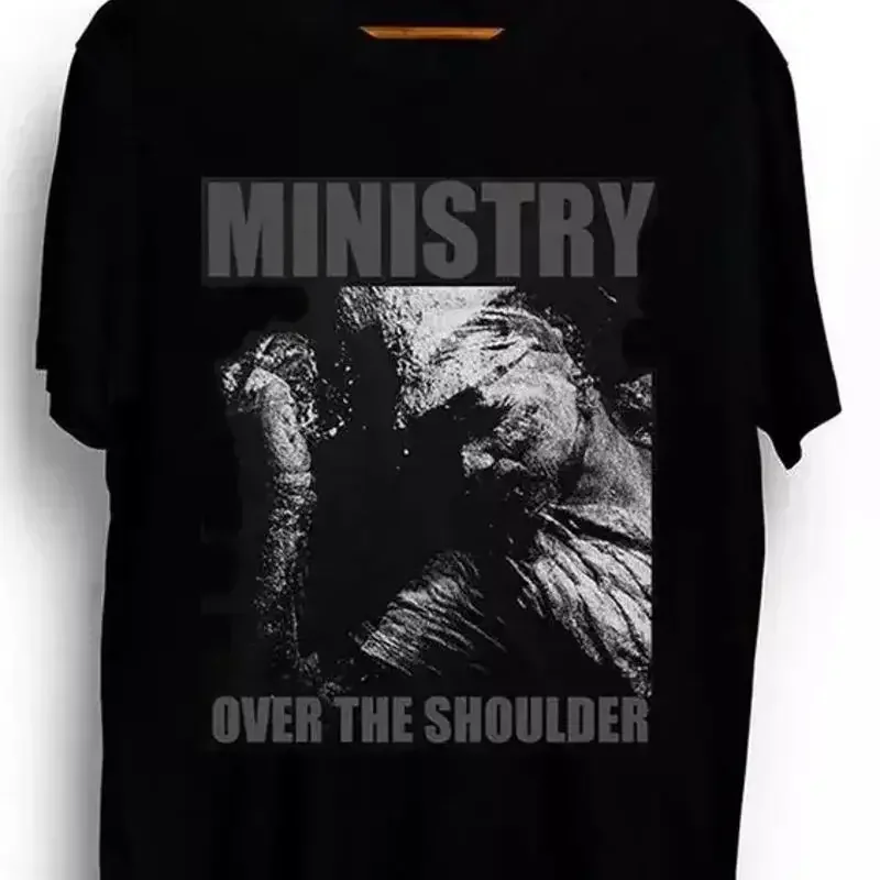 Ministry Band Over The Shoulder Album T Shirt Full Size S 5XL ET1263