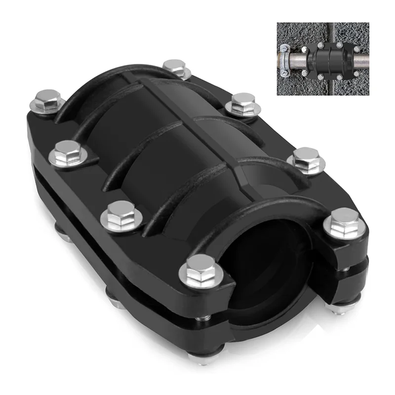 مشبك إصلاح الأنابيب 3/4 بوصة مانع التسرب، طقم تصليح أنابيب الطوارئ للأنابيب البلاستيكية والمعدنية-BAAQ