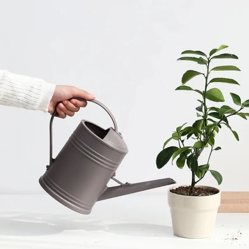 2L Watering Can with Long Spout for Indoor Plant Care Garden Use and Balcony Gardening Home Furnishings
