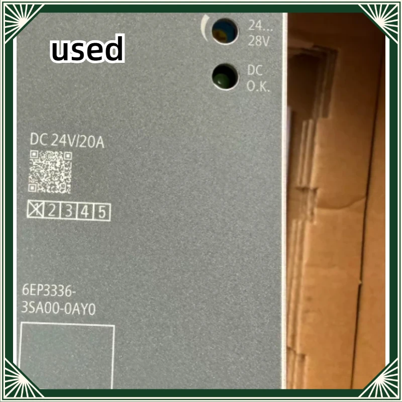 1Pc switching power supply 6EP3336-3SA00-0AY0 input 100-240V, output DC24V 20A, 480W