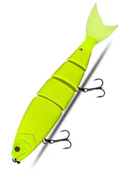 Leurre de Natation ArtiBMO Flottant et Coulant, Accessoire de Pêche, Section pour Gros Appât, Bar, Brochet, Minnow, Taille 245mm