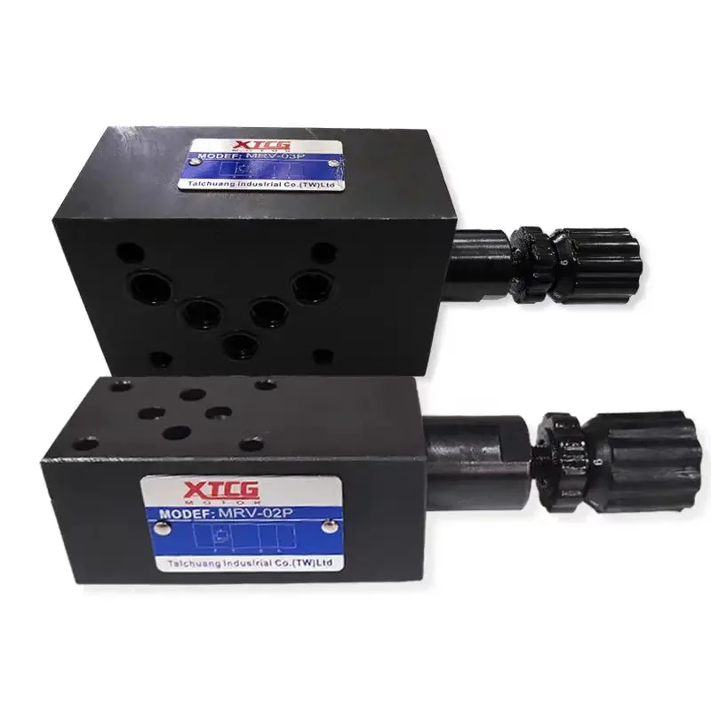 High Efficiency MRV-02p Modular Relief Valve 25mpa Hydraulic Pressure Control 45l/Min Flow Rate