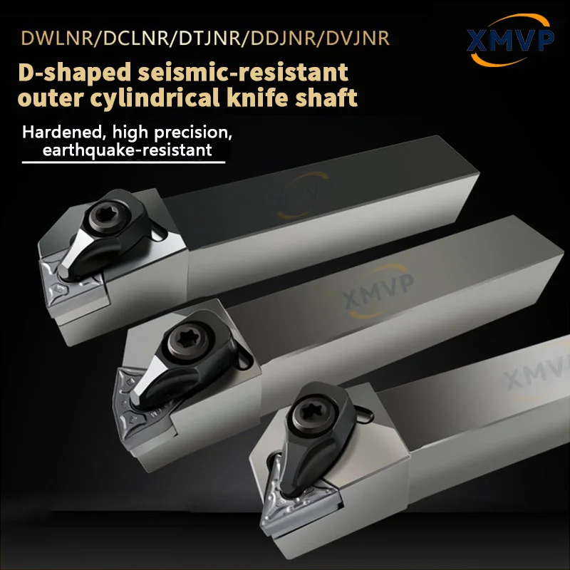 DWLNR2020K08 peach-shaped recutting tool tool with 95 degrees external turning tool holder D type large pressure plate