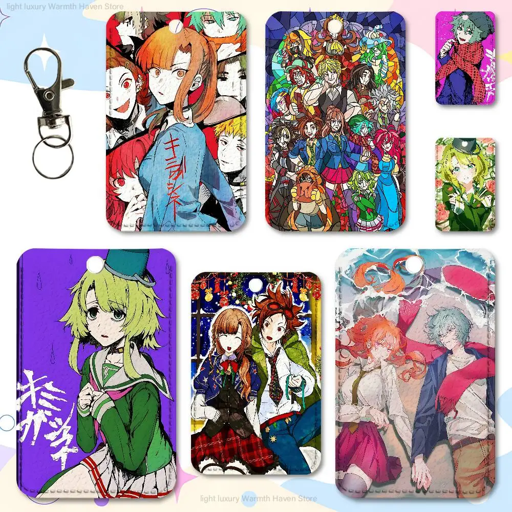 

Game Y-Your T-Turn to D-Die Cute Cartoon Card Keychain Anime Fashion Pendant Bag ID Door Card Case Bus Card
