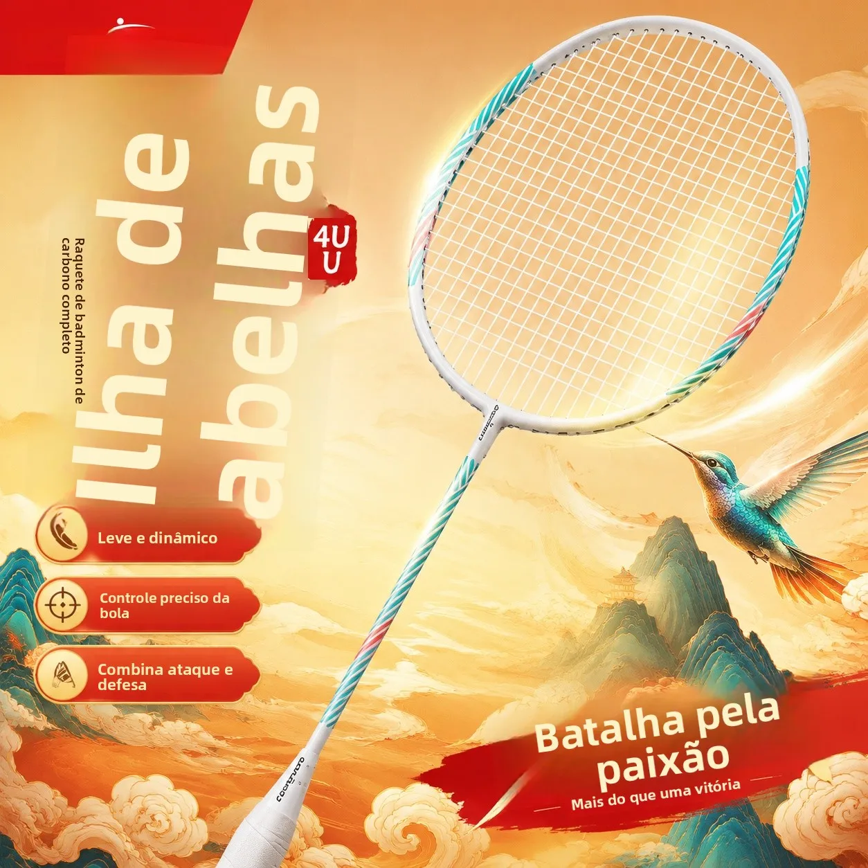 badminton-racket-4u-full-carbon-single-racket-high-elasticity-lightweight-24-pounds-new-model-for-beginners-and-students