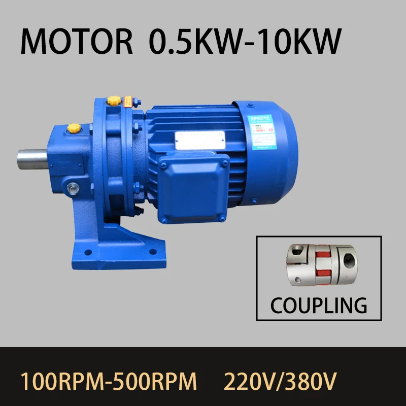 

Electric Motor With Reducer 110V 220V 380V Voltage Motor With Gearbox Low Speed Motors 100RPM To 500RPM