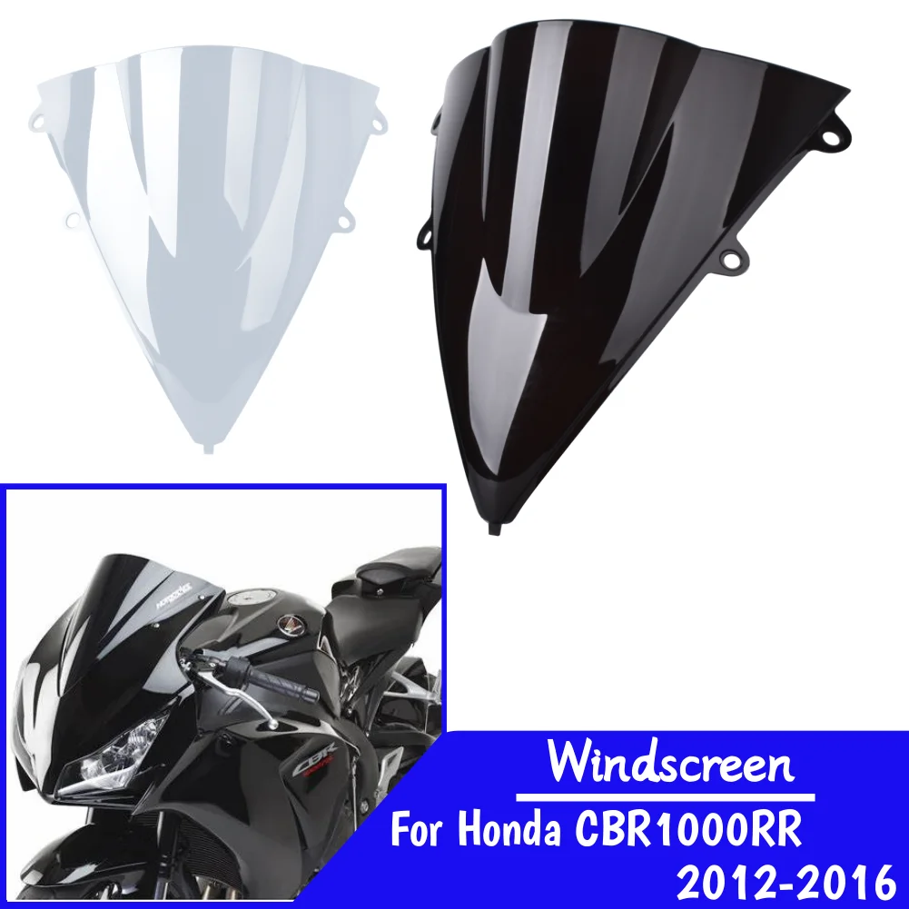 

CBR1000RR Windshield Windscreen For Honda CBR 1000RR 2012 2013 2014 2015 2016 Front Wind Shield Screen Motorcycle Air Deflectors