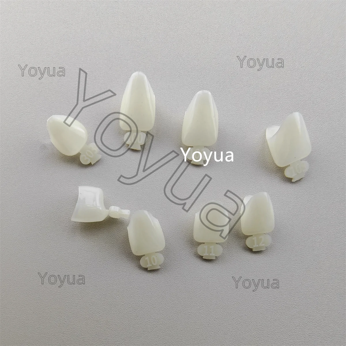 390Pcs/Box Dental Temporary Crowns 66 Size Crown Mold Guides Premolar Molars Anterior Cuspid