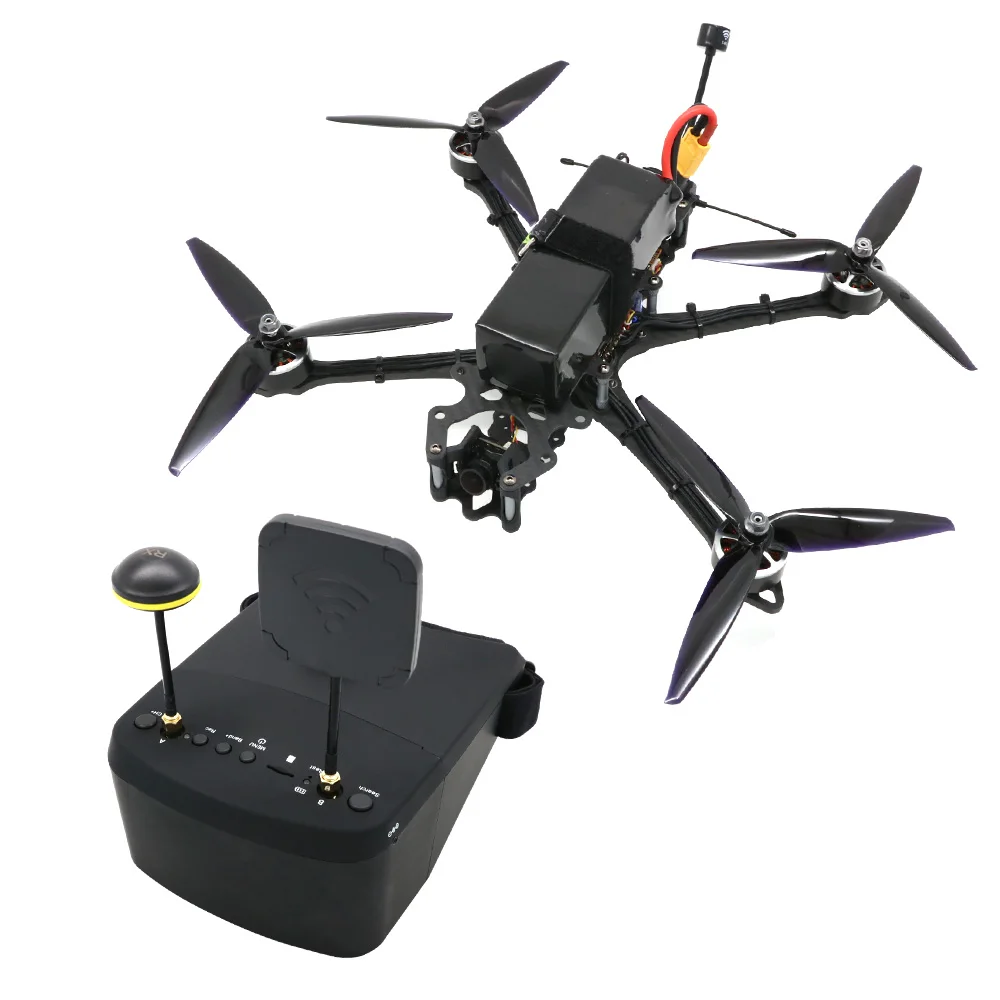 7 inch 295mm Carbon Fiber Drone F4 V3 Flight Control 50A ESC 1500KV Motor 1300mW 5.8G 40CH VTX ELRS 22.2V 3300mah Battery