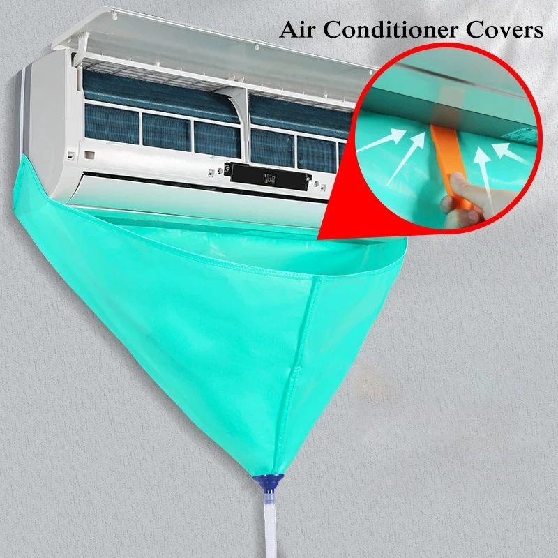 

New Air Conditioning Water Cover Full Set of Cleaning Tools with Water Pipe Dust Protection Air Conditioning Cleaning Cover Bag