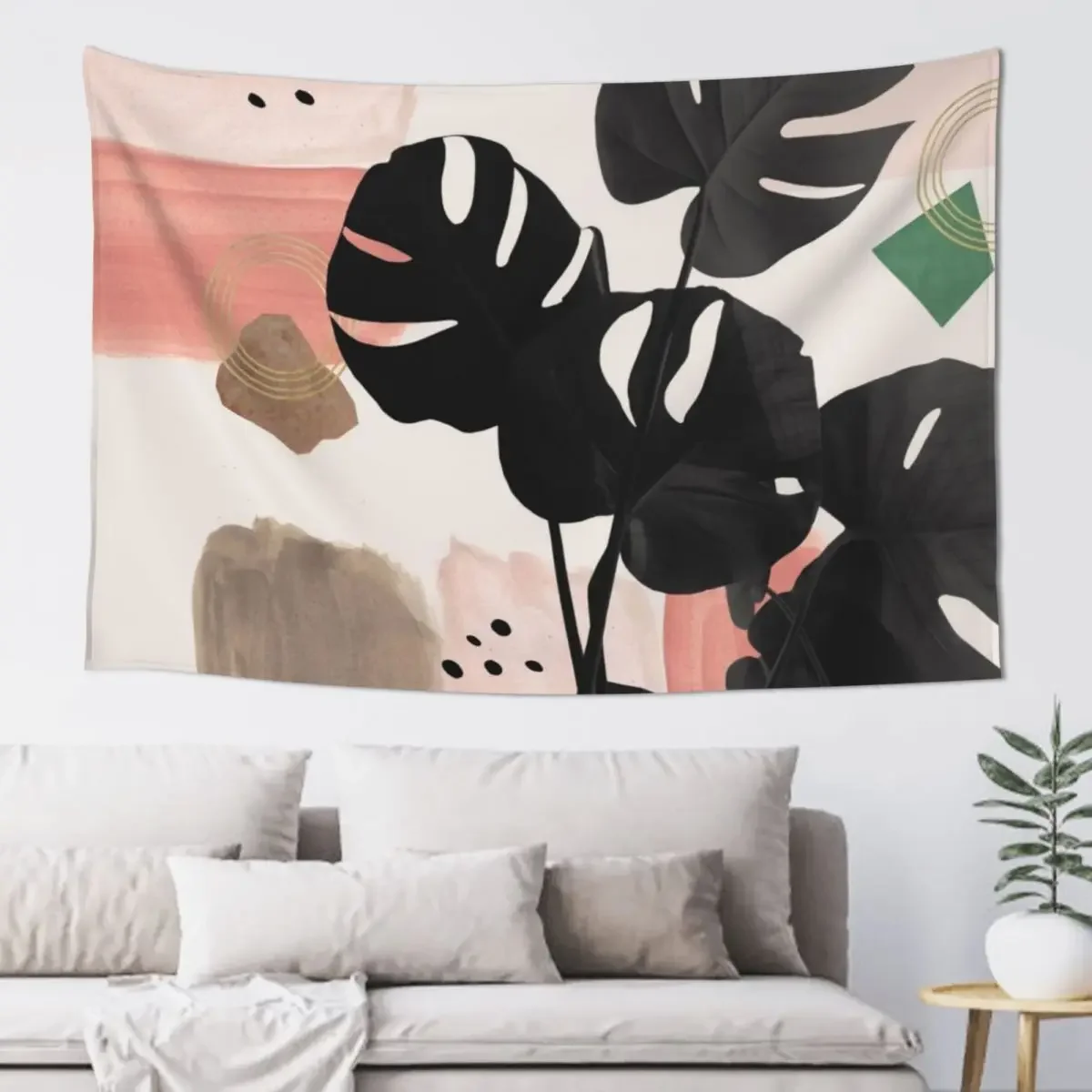 

Monstera Summer Glam #2 #tropical #decor #art Tapestry Korean Room Decor Art Mural Tapestry