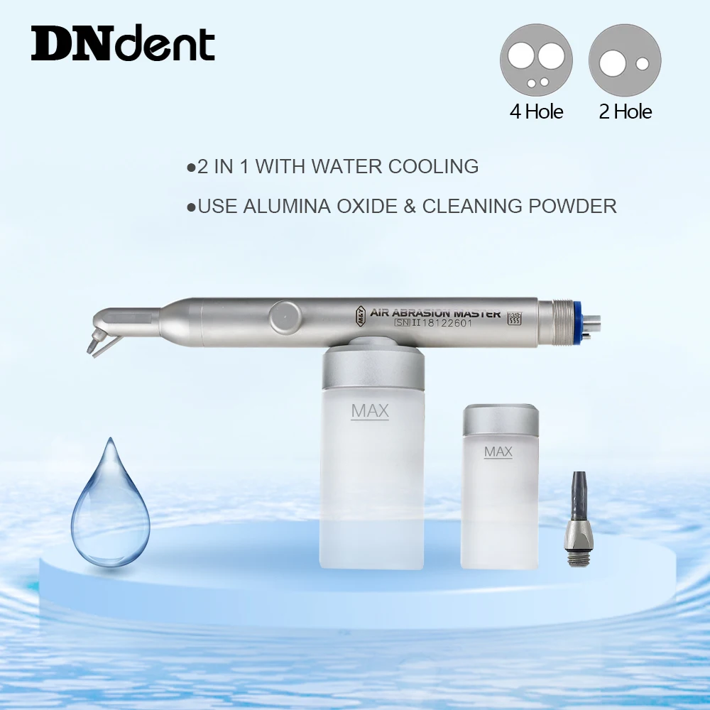 Dental Air Polisher aluminum Oxide Air Abrasion master Sandblaster Device Air Flow with Water spray  teeth whitening sticker