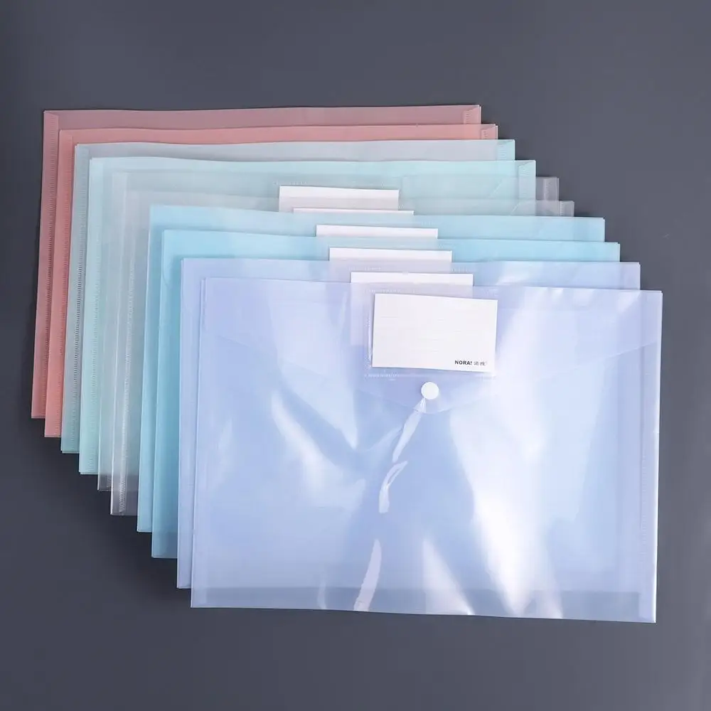 

Filing Envelope Office Tools Documents Button Closure Folders File Bag Classification Folder Storage Bag Information Pocket