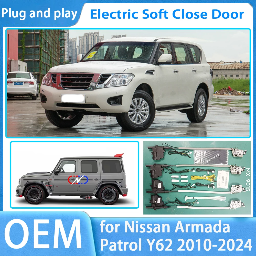 

for Nissan Armada Patrol Y62 2010-2024 OEM Car Soft Close Door System Automatic Electric Auto Pull Power Latch Power Closing